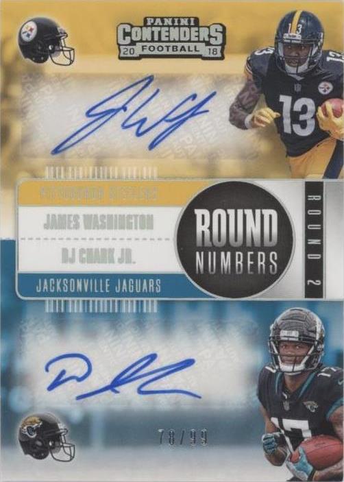 2018 Panini Contenders DJ Chark James Washington #RNA-WC - 1 of 2