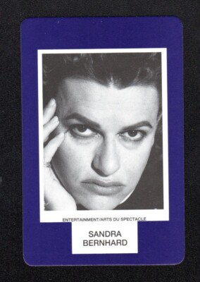 Sandra Bernhard Actress 1993 Face To Face Game Card Canadian Issue