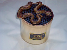 Bath  Body Works WICKED VANILLA WOODS  14.5 oz. Candle - Snake Top Cover/Lid