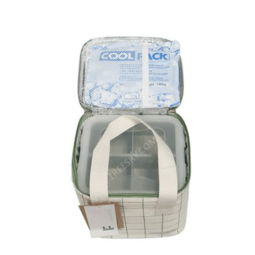 LocknLock) Food Containers Square Lunch Box Set / 3 Tier (with ice pack -823 - Picture 2 of 8