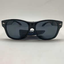 Foster Grant Solar Shield Sunglasses Fits Over FO-037 BLK SMK POLARIZED