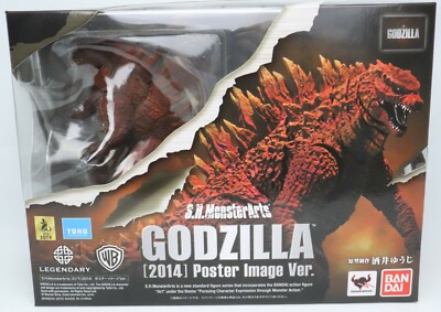 BANDAI Godzilla 2014 Poster image ver S.H.MonsterArts 4Blu-rays