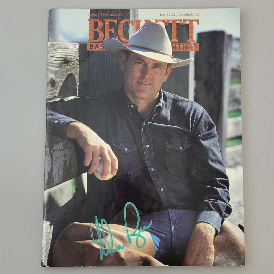 Nolan Ryan Autographed SIGNED Beckett Magazine JSA Certified - Image 3 of 4