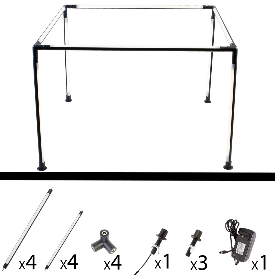 Светодиодная витрина, горизонтальный четырехполюсный светильник для витрины 13 дюймов 17 дюймов 29 дюймов FY-Q - Изображение 4 из 4