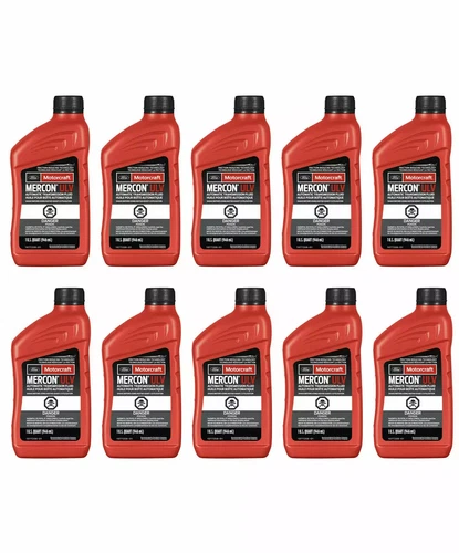 10 Quart Auto Trans Fluid Mercon ULV OEM Motorcraft XT-12-QULV for Ford and Linc