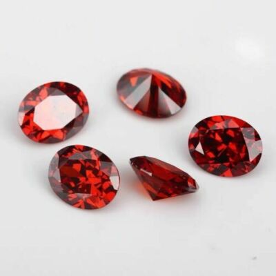 Natürlicher Smaragd oval roter Rubin facettierter 4*6mm-20*30mm loser Edelstein