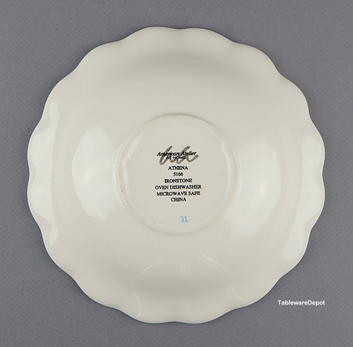 American Atelier ATHENA, #5166, 8 1/2" Coupe Soup Bowl, SUPERB+ Condition! - Picture 3 of 3