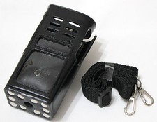 Hard PU Leather Holster Case For Motorola 2 Way Radio GP338 GP340 GP328 GP380