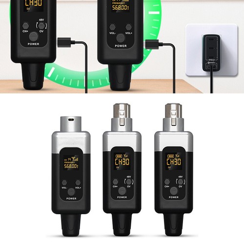 Kabelgebunden auf kabellos für dynamisches Mikrofon Setup mit 48V Sender Empfä - Bild 7 von 12