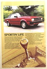 1982 Original Print Advertisement Full Page - Toyota - Sportin’ Life. Vintage