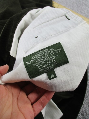 Orvis Pants Mens 38 Dark Green Corduroy Trousers * - Picture 11 of 13