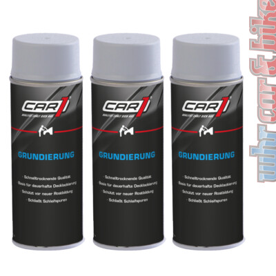 Rostschutz Haftgrund Grundierung grau 3x 400ml Füller Car1 by Dupli-Color