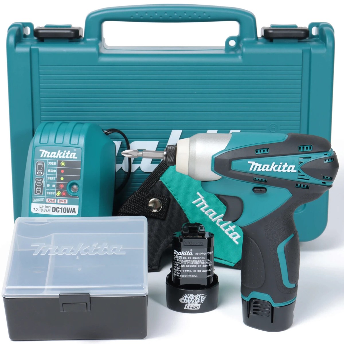 Makita TD090DWX 10.8V Rechargeable Impact Driver Kit 90Nm 2Bat 