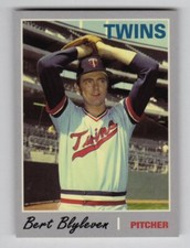 Bert Blyleven '69 Minnesota Twins Monarch Corona Classic #4 / NM+ cond.