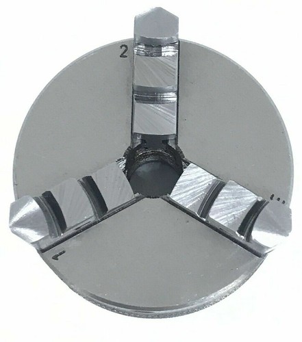 Mandrino mini tornio 2-1/2"/65mm 3 ganasce con perni MT1 e MT2 Bluefox - Foto 2 di 9