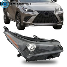Passenger Side LED For 2018-19-2021 Lexus NX300 NX300h NX200t Headlight W/O AFS