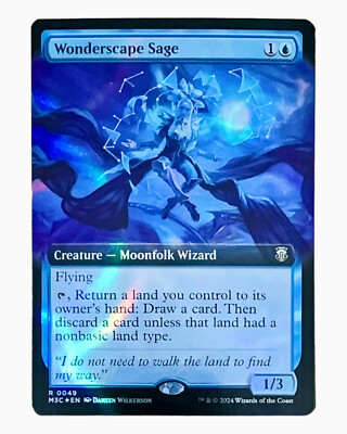 MTG | Wonderscape Sage | Modern Horizons 3 | Ripple Foil | NM | EN