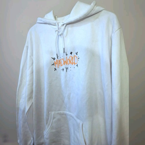 Skullture MadWorld Pullover Hoodie Sweater Mens XL White - Picture 3 of 7