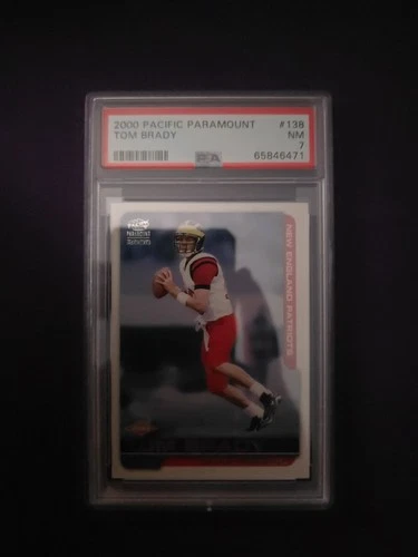 2000 Pacific Paramount - Tom Brady #138 PSA 7