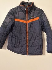 ZeroXposur Boys Blue Camo Puffer Jacket Full Zip Pockets M 10/12 