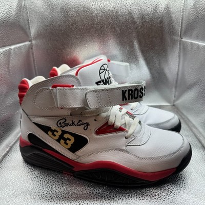 Size 10 Patrick Ewing Kross Red White Mens Basketball Sneaker Shoe 1EW90121-113
