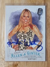 Heidi Watney Siged In Person 2016 TOPPS ALLEN & GINTER #213 Card MLB TV Host