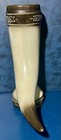 Vintage King Handmade German Drinking Horn Waterfowl Theme Stein — photo 4