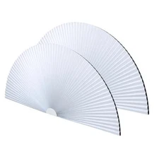 Arch Window Shades Blackout Cellular Honeycomb Blinds Half 72"W x 36"H White