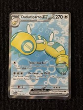 Pokémon TCG Dudunsparce EX 178/159 Viaggio Insieme JTG Carta Ultra Rara