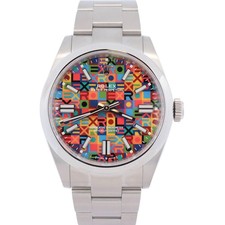 Rolex Oyster Perpetual 41mm 100th Anniversary Dial Watch Ref# 134300