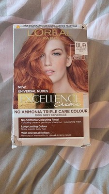 L'Oreal Paris Excellence Creme Permanente Haarfarbe 8UR Universal Rot