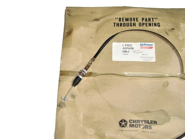 Jeep CJ CJ5 CJ7 CJ8 81-85 Mopar NOS Accelerator Cable J5370038 FREE SHIPPING - Image 3 of 4