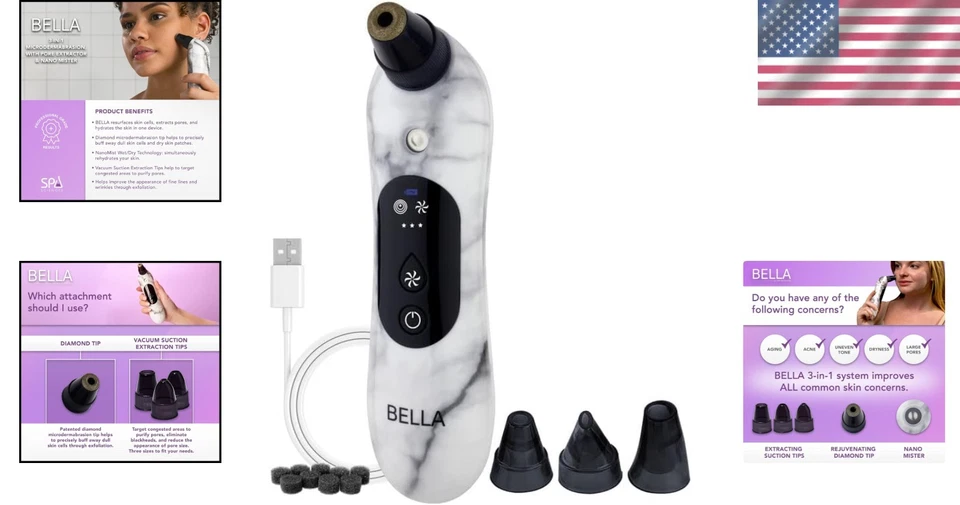 3-in-1 Microdermabrasion & Pore Purification Tool - Image 2 of 4