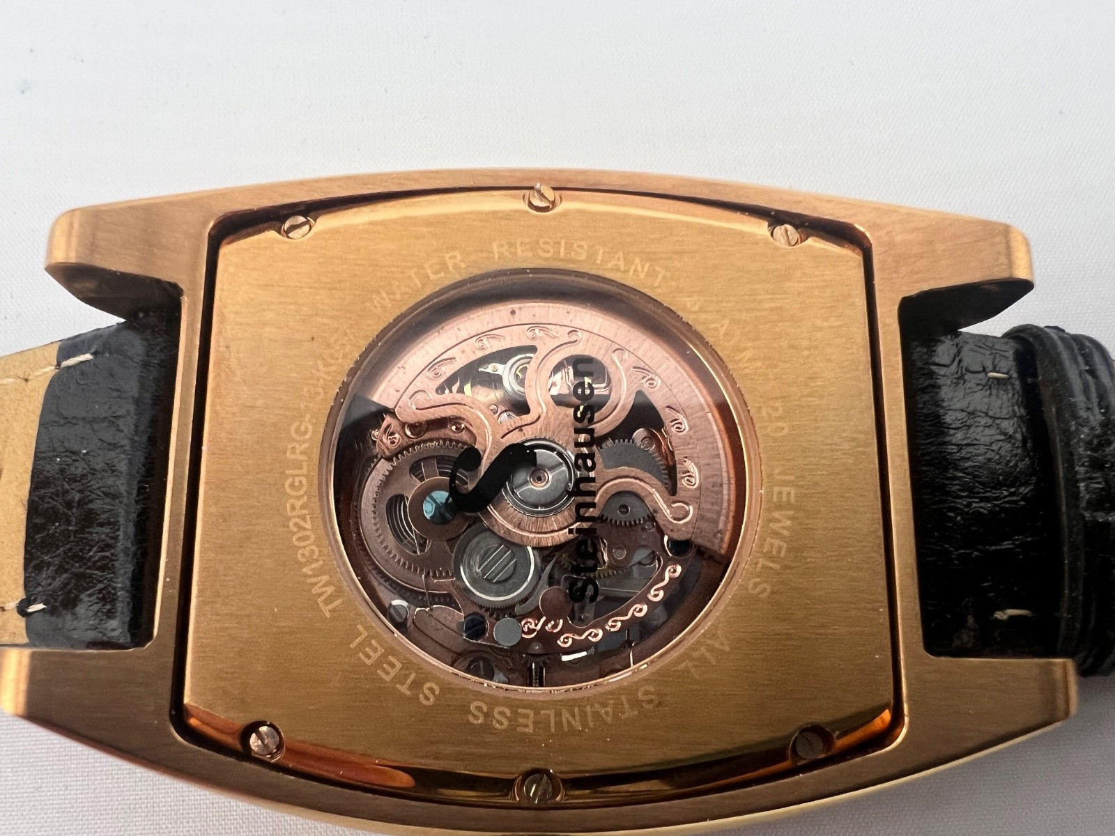STEINHAUSEN Automatic Skeleton Watch, TW1302RGLRG… - image 16