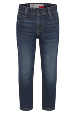 Name It Kinder Jeans dunkelblau Used Look 140