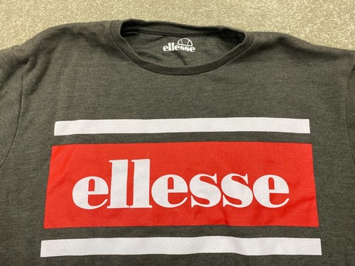 ELLESSE Sweatshirt size M Mens Pullover grey pit-pit 20 in - Picture 5 of 16