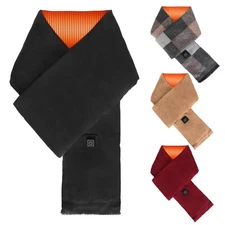Women's Men's Heated Scarf Cozy Neck Wrap USB Powered Heating Pad Winter Warmer