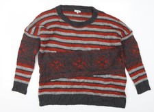 Womens UK Size M Nina Murati Red Pullover Jumper