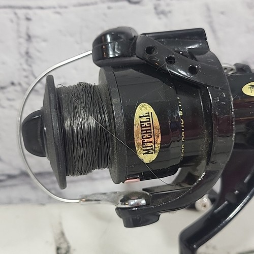 Vintage Mitchell 300x Spinning Fishing Reel 5 Bearing Drive Pre-Owned Flaw - Picture 2 of 8