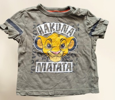 Hakuna Matata Löwen KING Disney Lion Tshirt Jungen Sommer 86 92