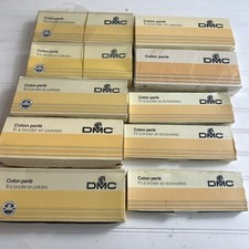 Vtg DMC Coton Perle Threads Mixed LOT 