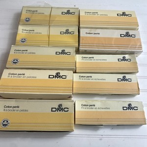 Vtg DMC Coton Perle Threads Mixed LOT!