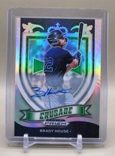 Brady House 2021 Prizm Draft Picks Crusade Silver Prizm Auto, #C-BH