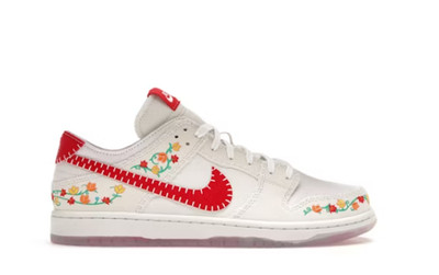 Size 10 - Nike Dunk Decon SB Low N7 - Sail University Red