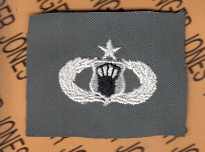 USAF Air Force Senior Air Traffic Controller ATC 1960-70's Gray ~2.75'' patch c/e