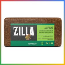 Coconut Husk, Organic Reptile Bedding, Coconut Fiber, One size, Brown