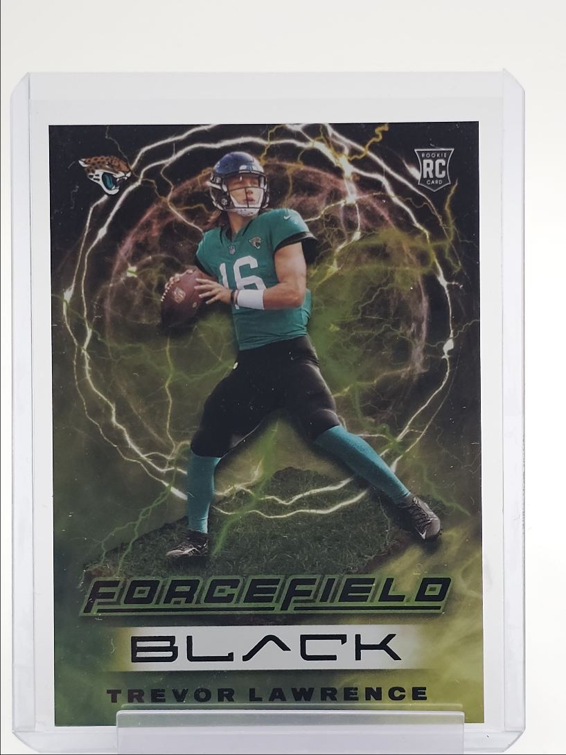 TREVOR LAWRENCE 2021 PANINI BLACK FORCEFIELD ROOKIE FOOTBALL RC Q4832