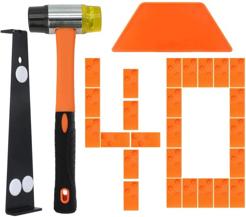 Laminat Verlegeset 46-teilig Laminat Werkzeug Parkett Verlegeset für Vinylboden - Bild 13 von 18