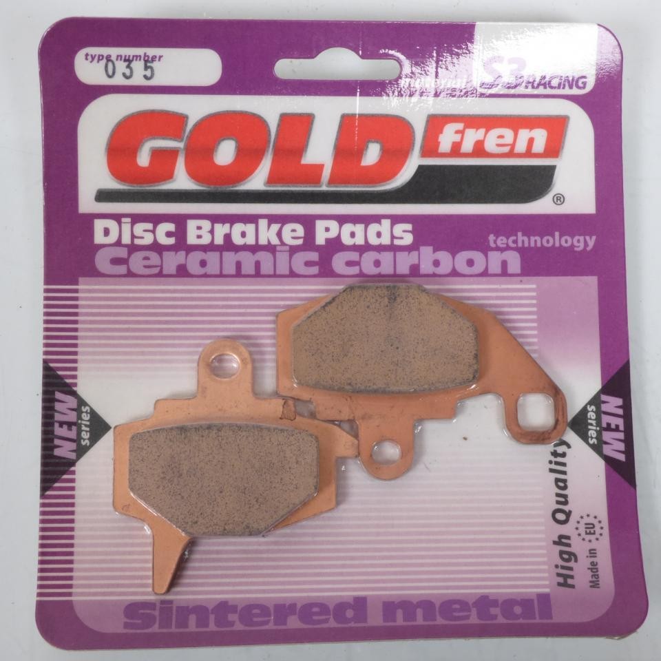 Plaquette de frein moto Gold Fren pour restaurer la Kawasaki 125 KX 1987 à 1988