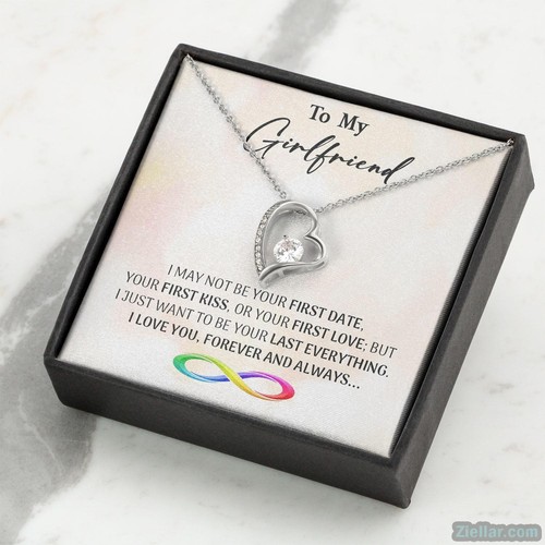 Girlfriend Necklace Gift, Romantic Birthday Present for Her, Valentine Jewelry - Picture 3 of 3